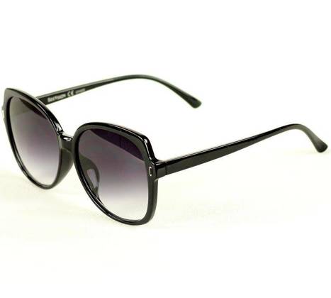 Minimalistyczne okulary przeciwsłoneczne MAZZINI GLAMOUR czarny