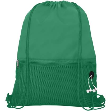 Siateczkowy plecak Oriole ściągany sznurkiem KEMER 12048714 Zielony