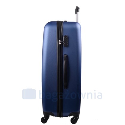 Średnia walizka PELLUCCI RGL LONDON 8078M Granatowa